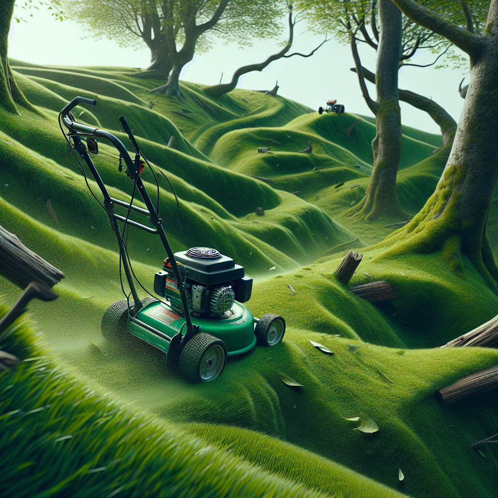 Czy warto kupić kosiarkę spalinową z napędem dla nierównego terenu?