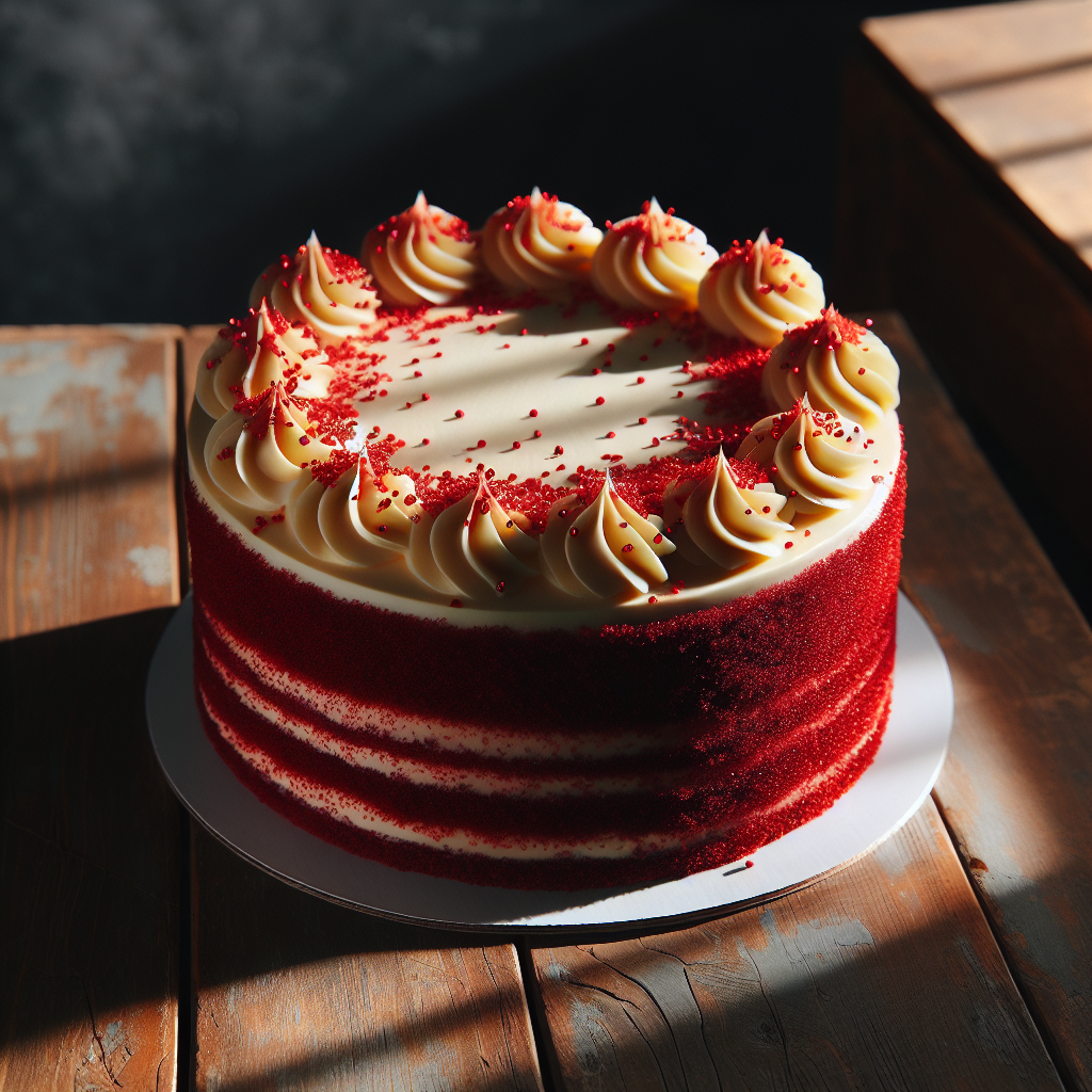 Red velvet cake – przepis na efektowne, czerwone ciasto