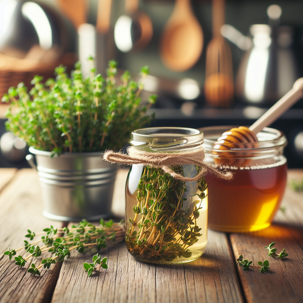 Syrop z tymianku i miodu – przepis na kaszel